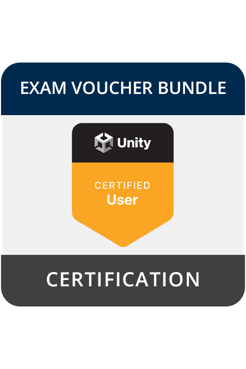 Unity Certified User: Programmer Exam Voucher + Retake with Courseware, and Practice Test image 0