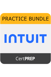 PROCTOR FEE INCLUDED: Intuit Exam Voucher with Retake and CertPREP Practice Tests image 0