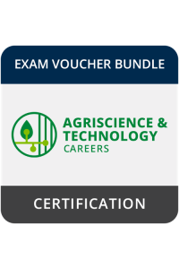 PROCTOR FEE included - Agriscience and Technology Careers Exam Bundle Voucher + Retake + Learning Courseware + CertPREP image 0