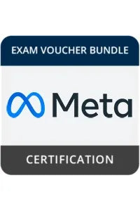 Meta Exam Voucher with Retake + CertPREP Practice test (proctor fee not included) image 0