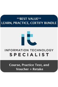 PROCTOR FEE INCLUDED: Information Technology Specialist Exam Voucher + Retake with Course and Practice Test image 0