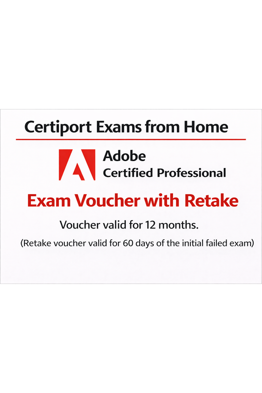 Adobe Certified Professional Voucher with retake