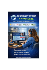 Certiport Exams from Home remote proctoring services