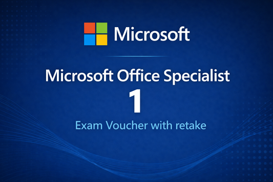 Microsoft Office Specialist MOS Exam Voucher with Retake (without proctor)