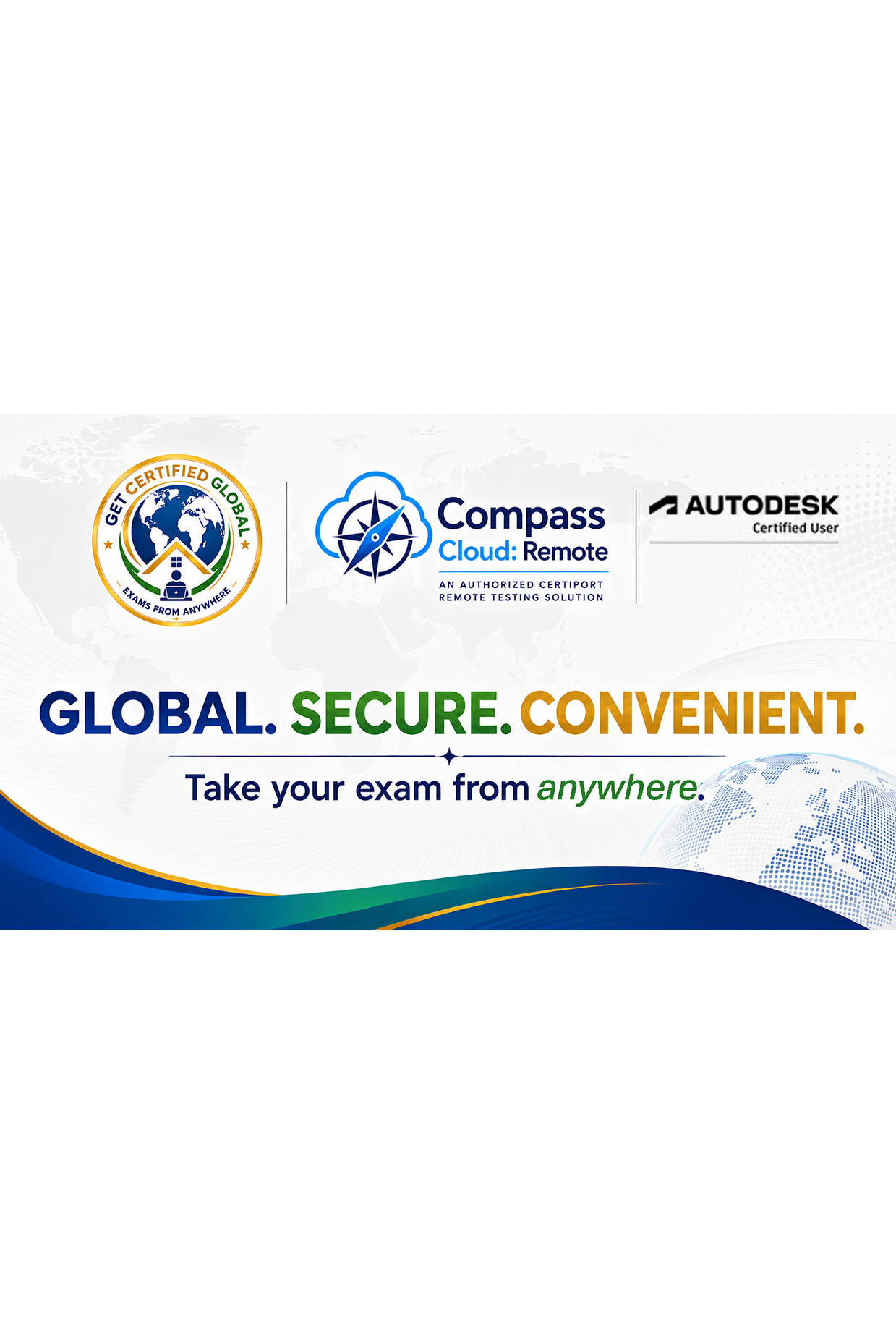 Autodesk Certified User Exam Single-Take Voucher with CertPREP practice test + Proctor service