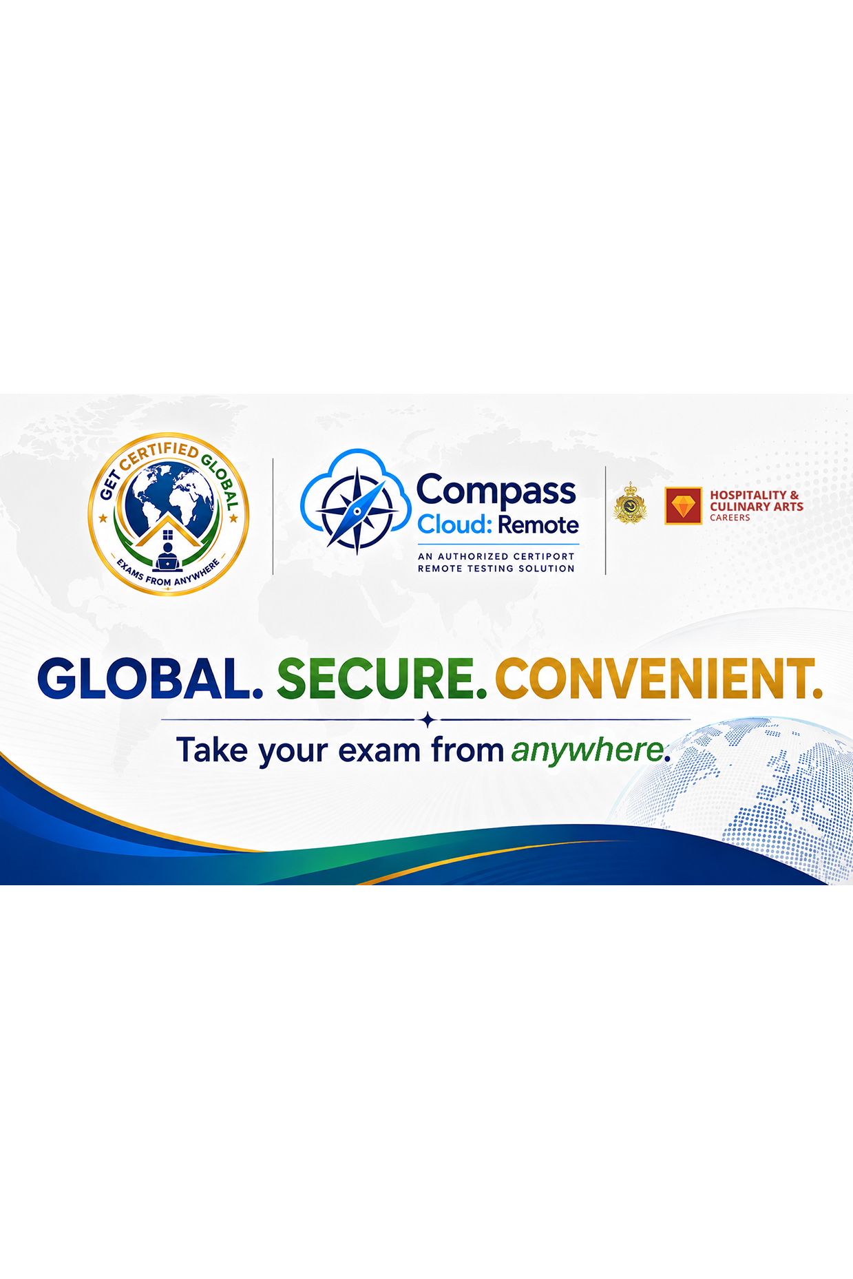 Hospitality and Culinary Arts Careers Exam Voucher with Retake + Proctor service